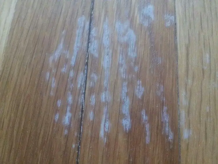 Removing White Spots On Hardwood Floor, Can Bleach Go On Hardwood Floors