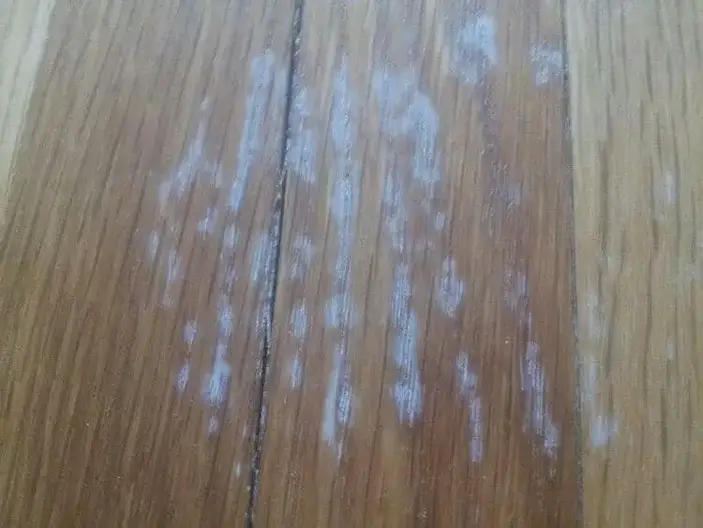 Removing White Spots On Hardwood Floor, How To Remove White Water Stains From Laminate Flooring