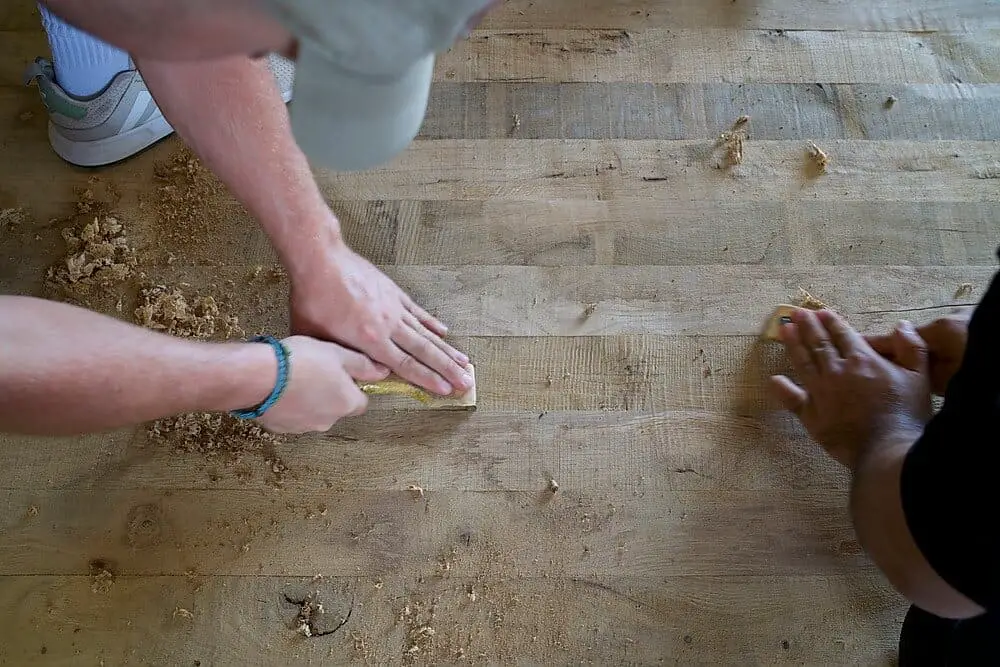 How to Hand Scrape Wood Floors