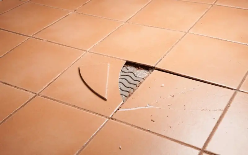 How To Repair Ed Floor Tile 4, How To Patch Tile Floor