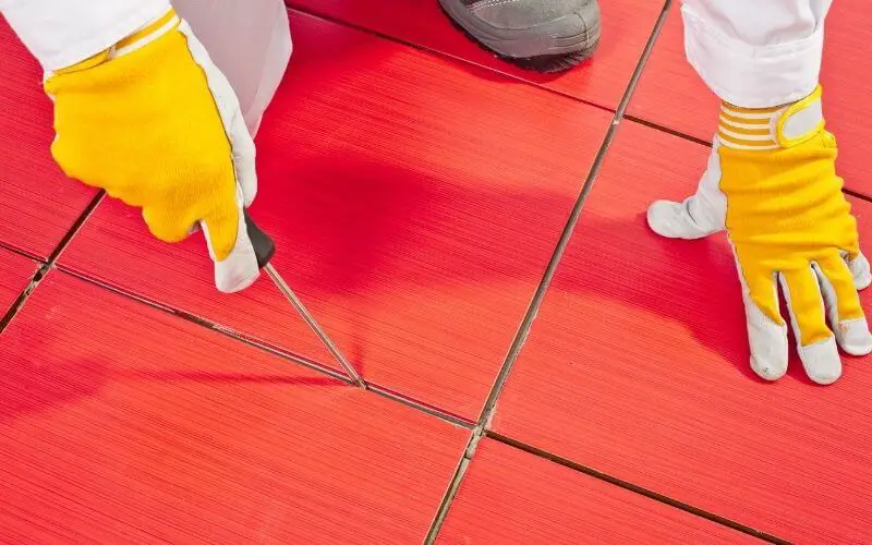 how to remove tile adhesive