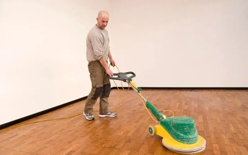 how to polish hardwood floors with buffer