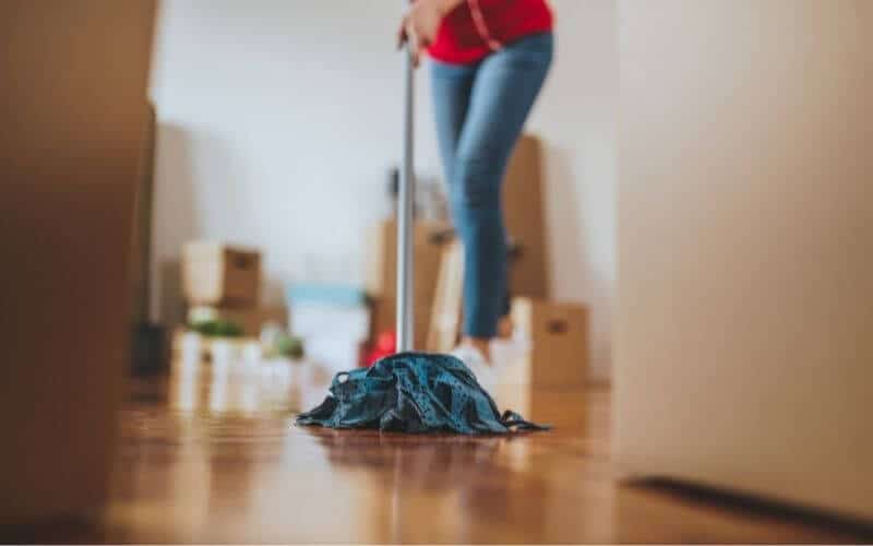 how to get rid of slick spots on hardwood floor
