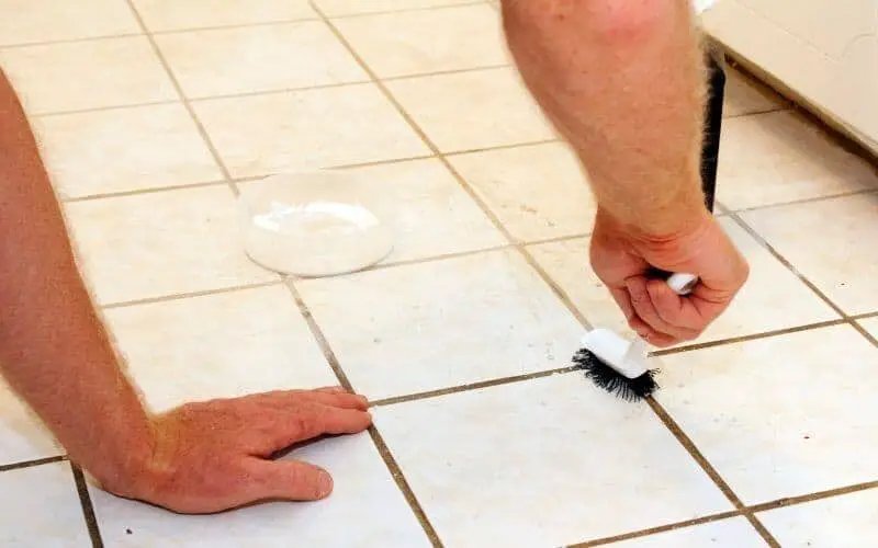 how to paint grout lines