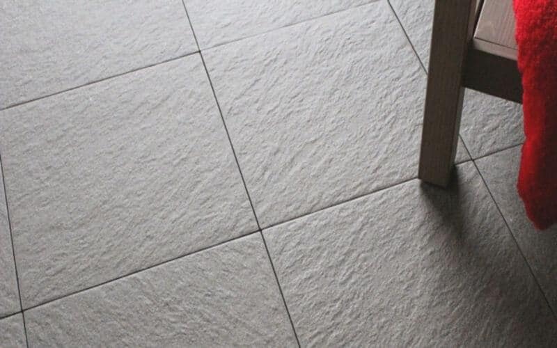 how to clean rough floor tiles