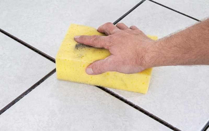 getting crayon off tile