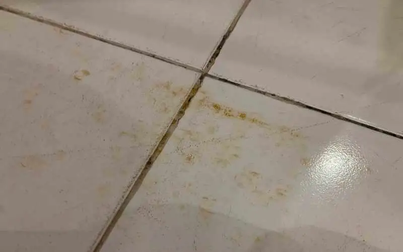 how to remove rust stains from tiles