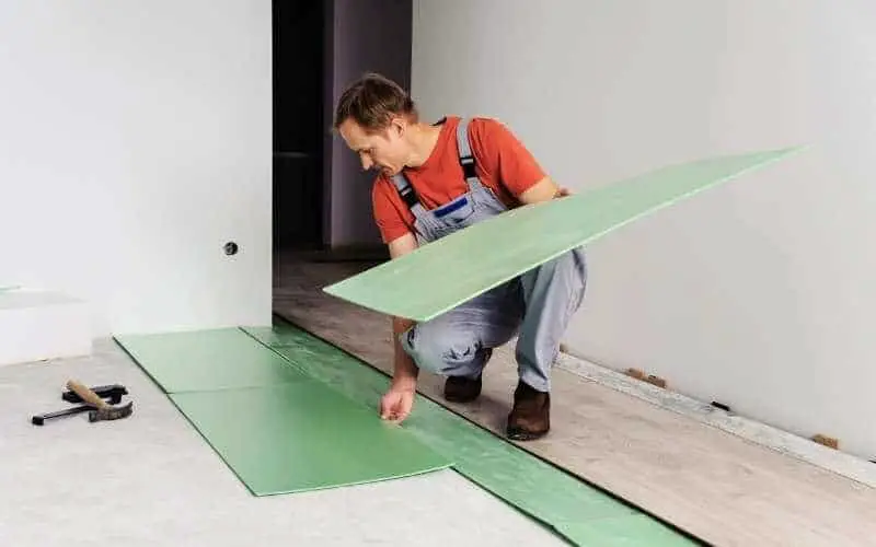 how to install underlayment for vinyl plank flooring