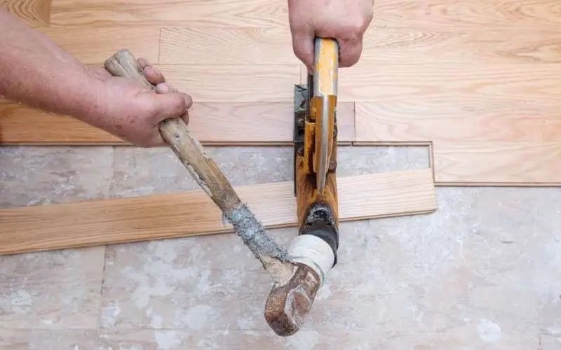 How long does it take to replace carpet with hardwood