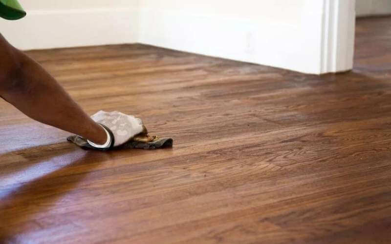 cleaning engineered wood floor