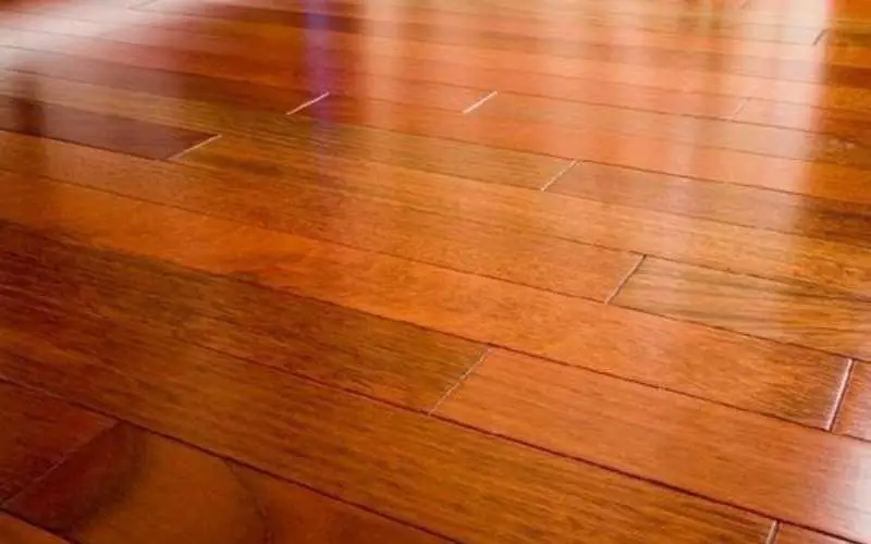 polished brazilian cherry hardwood floors