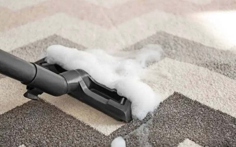 how to get shampoo out of carpets
