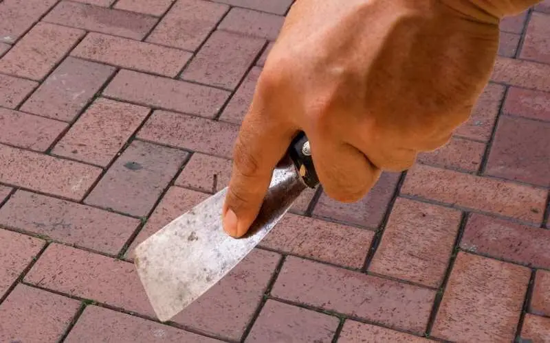 how to remove wax from brick floor
