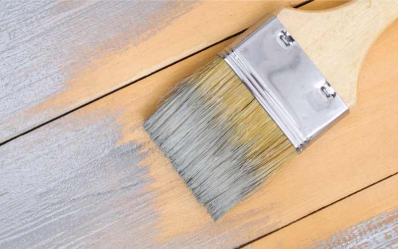 can you stain hardwood floors grey?