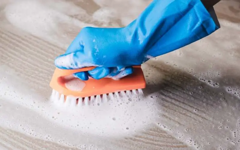 how to remove odor from concrete floor