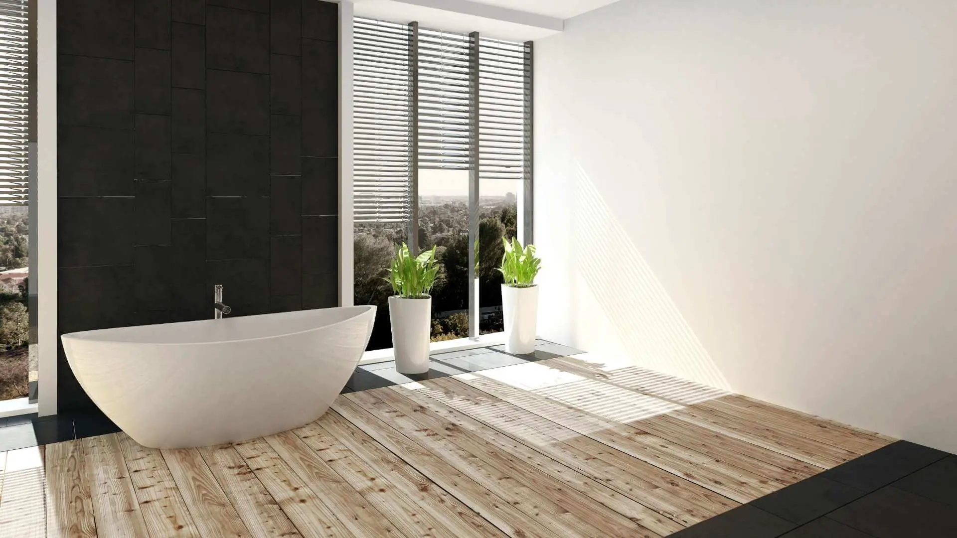 pros and cons of wood floors in bathroom